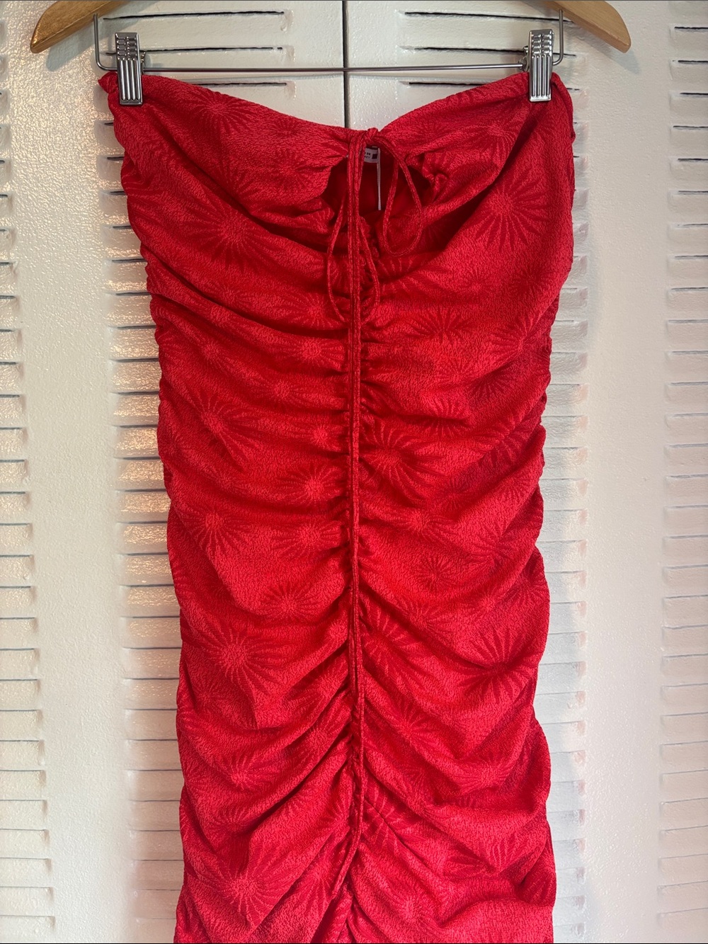 ❤️ Zara Ruched Strapless Mini Dress NWT | Size - Picture 7 of 15